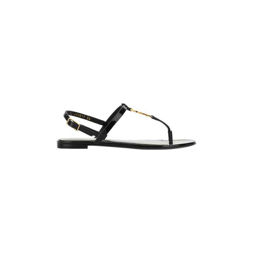 Saint Laurent Cassandra Sandals SA-659817B8IKK1000-EU36.5/US6.5