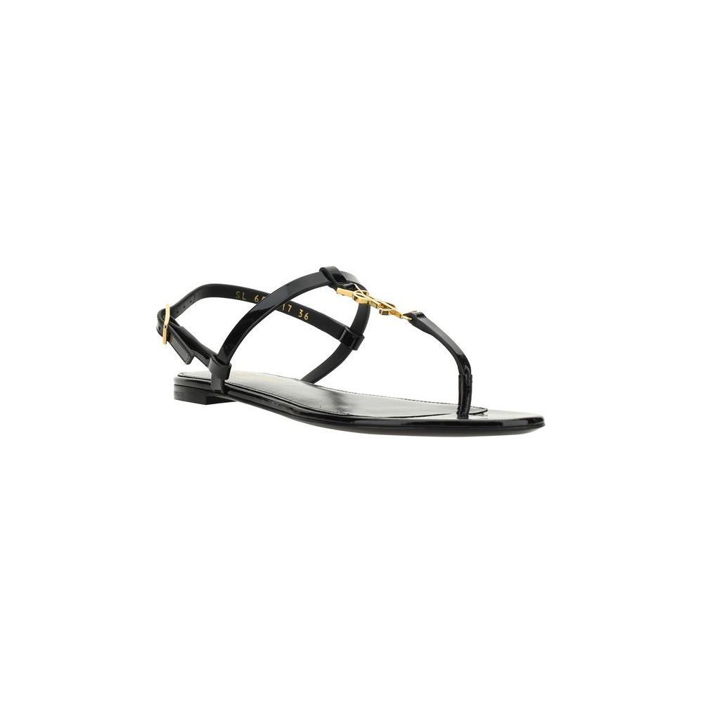 Saint Laurent Cassandra Sandals SA-659817B8IKK1000-EU36.5/US6.5