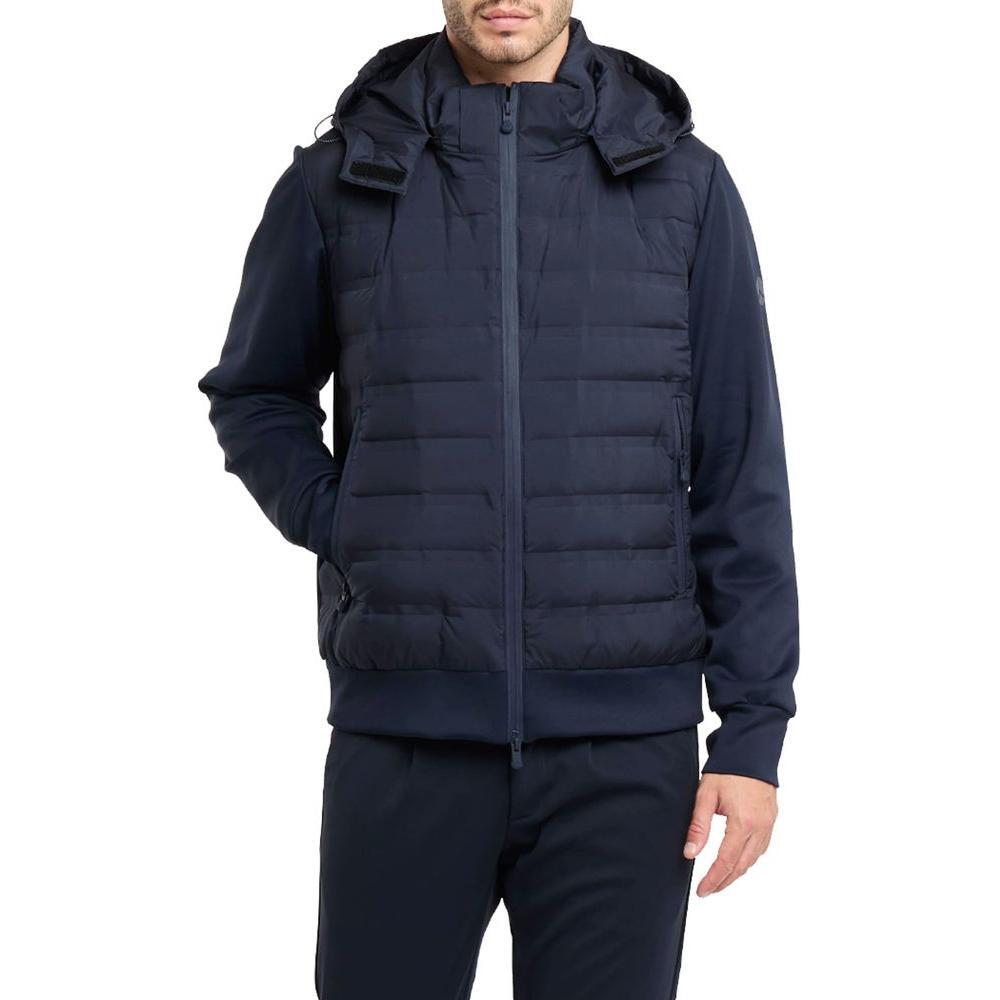 People Of Shibuya Blue Polyester Jacket PE-14506-IT46 | S