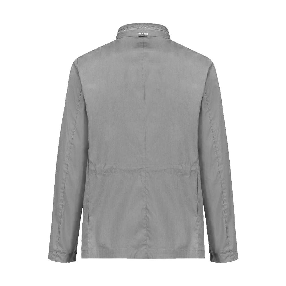 People Of Shibuya Gray Cotton Jacket PE-14512-IT46 | S