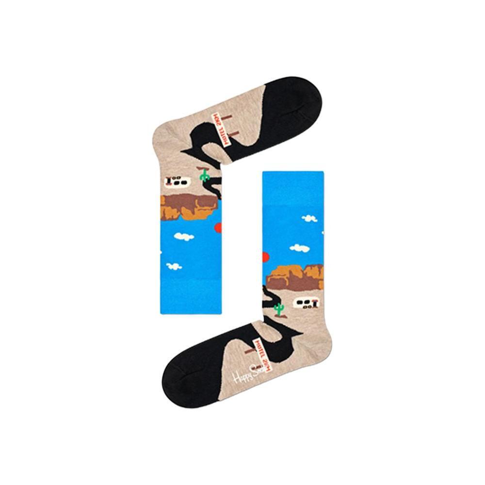 Happy Socks Blue Cotton Sock HA-11396200132-36-40