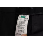 Dolce & Gabbana Black White Stripes Wool Tapered Pants PAN72803-38