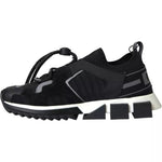 Dolce & Gabbana Black White Logo Sorrento Mens Sneakers Shoes MV4442-41