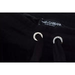 Dolce & Gabbana Black Cotton Skinny Jogger Sweatpants Pants