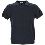 People Of Shibuya Blue Cotton Polo Shirt PE-14571-IT46 | S