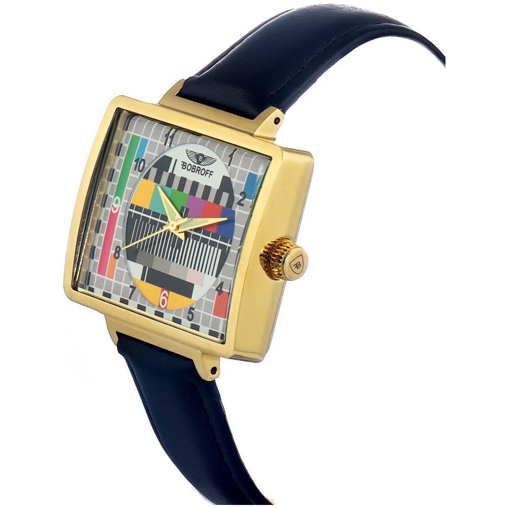 Bobroff Black Leather Watch BOBF0036S014AC