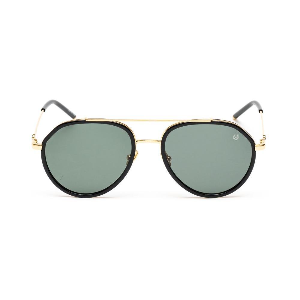 Belstaff Gold Stainless Steel Sunglasses BEROADMASTERIINEGROAC