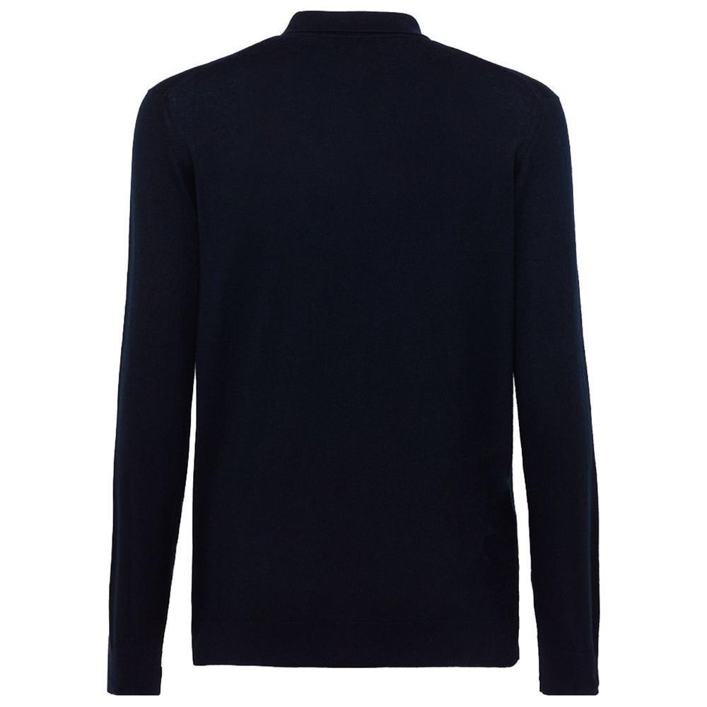 Alpha Studio Blue Cotton Shirt AL-14580-IT46 | S