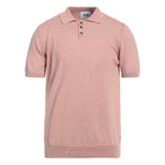 Alpha Studio Pink Cotton Polo Shirt AL-14582-IT46 | S
