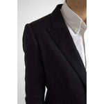 Dolce & Gabbana Black Long Sleeve Coat Blazer Jacket JKT3320-44