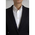 Dolce & Gabbana Black Long Sleeve Coat Blazer Jacket JKT3320-44