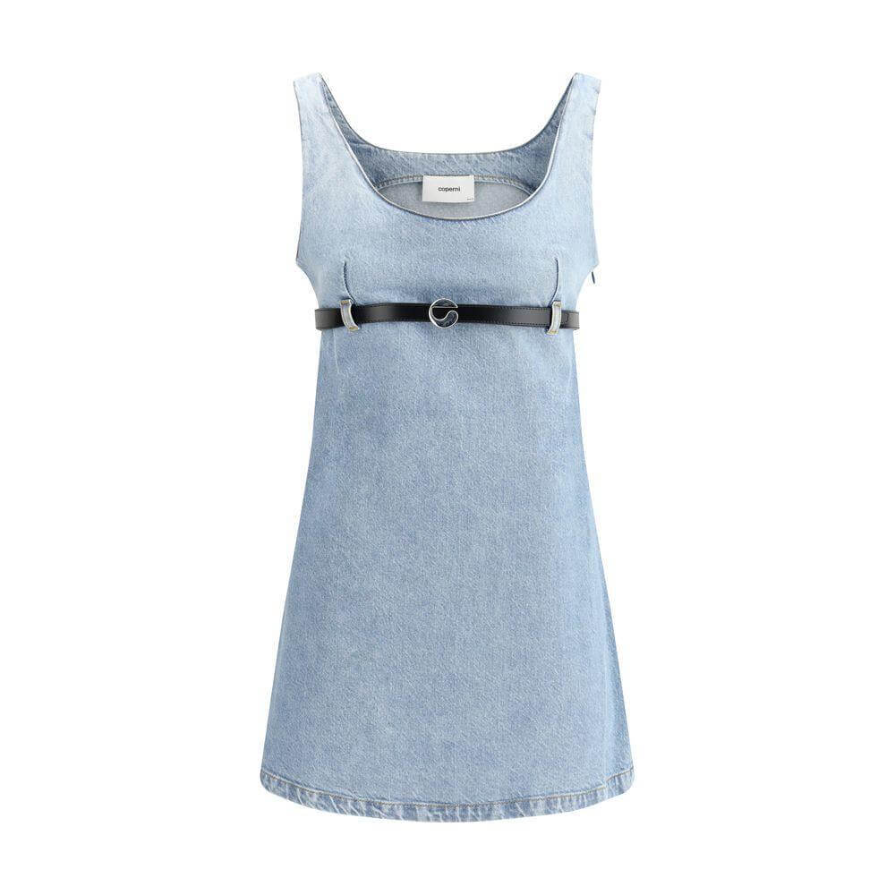Coperni Denim short Dress CO-COPR148F2024BLU-IT36 | XS