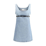 Coperni Denim short Dress CO-COPR148F2024BLU-IT36 | XS