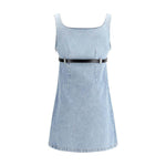 Coperni Denim short Dress CO-COPR148F2024BLU-IT36 | XS