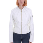 Yes Zee White Polyethylene Jackets & Coat YE-14607-L