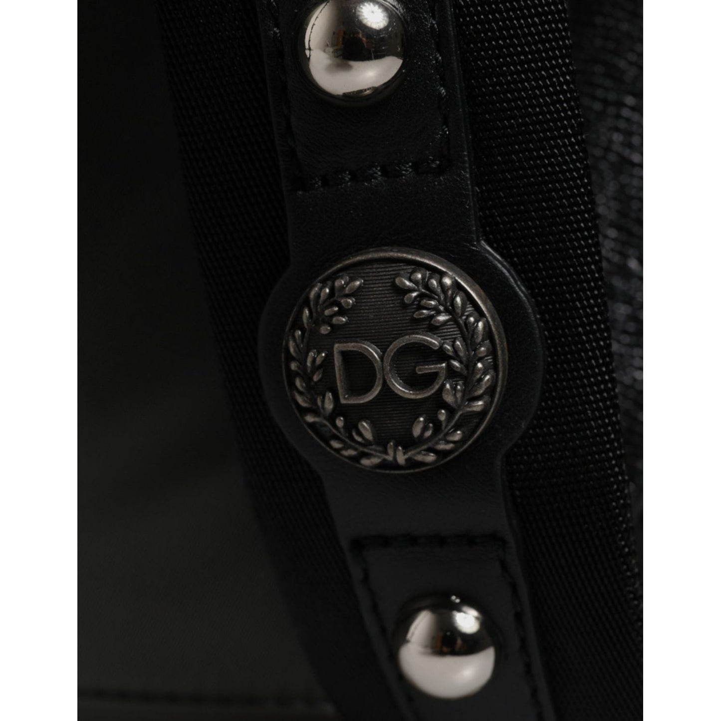 Dolce & Gabbana Gray Nylon Prince Forever School Travel Backpack Bag