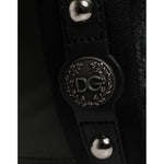 Dolce & Gabbana Gray Nylon Prince Forever School Travel Backpack Bag
