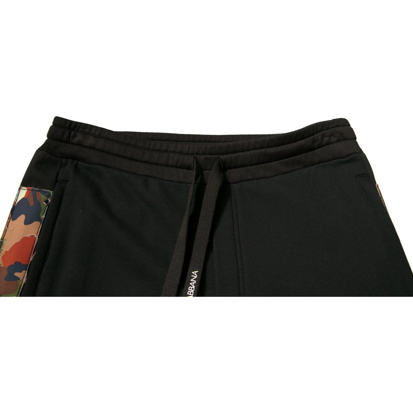 Dolce & Gabbana Black Cotton Jogger Cargo Sweatpants Pants PAN75675-50