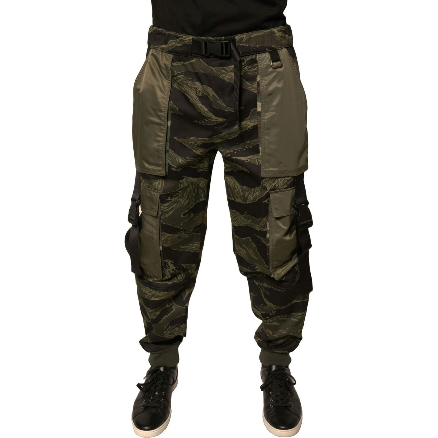 Dolce & Gabbana Green Cotton Jogger Cargo Pants PAN75685-50