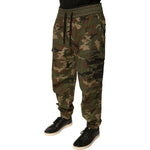 Dolce & Gabbana Multicolor Camouflage Cargo Sweatpants Pants PAN75689-50