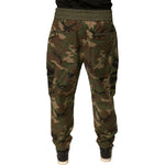 Dolce & Gabbana Multicolor Camouflage Cargo Sweatpants Pants PAN75689-50