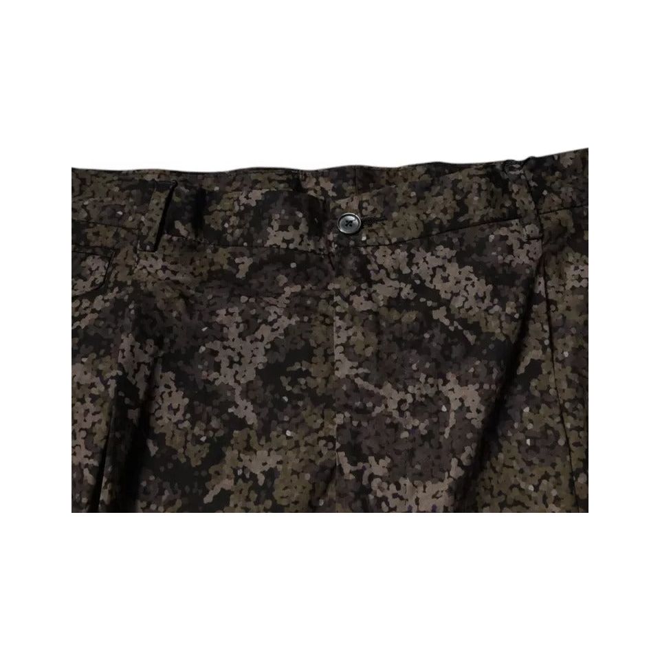 Dolce & Gabbana Multicolor Camouflage Men Dress Pants PAN75774-54