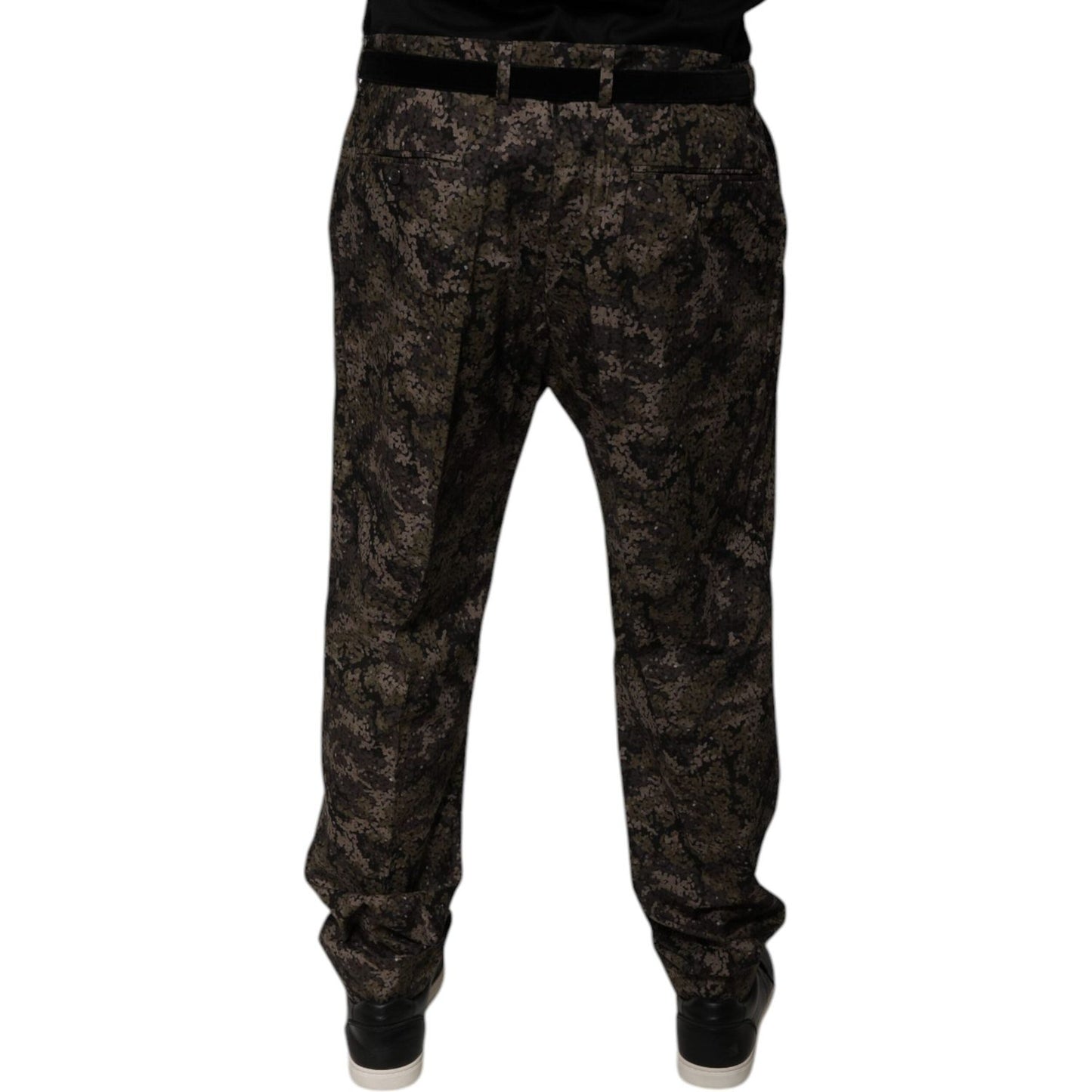 Dolce & Gabbana Multicolor Camouflage Men Dress Pants PAN75774-54
