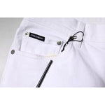 Dolce & Gabbana White Black Logo Cotton Skinny Denim Jeans