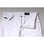 Dolce & Gabbana White Black Logo Cotton Skinny Denim Jeans