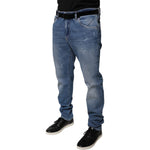 Dolce & Gabbana Light Blue Cotton Men Skinny Denim Jeans PAN75937-54