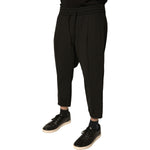 Dolce & Gabbana Black Wool Jogger Jogging Pants PAN76041-50
