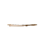 Dolce & Gabbana Gold Brass Beaded Guitar Pin Brooch SMY10577