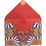 Dolce & Gabbana Multicolor Carretto Siciliano Envelope Post Card Holder SMY10585