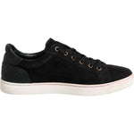 Dolce & Gabbana Black Logo Suede Leather Men Sneakers Shoes MV6741-39.5