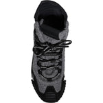 Dolce & Gabbana Gray Black NS1 High Top Boots Sneakers Shoes MV6768-40