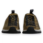Dolce & Gabbana Gold Rhinestones Sorrento Sneakers Shoes MV6819-40.5