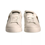 Dolce & Gabbana White Crown Patch Portofino Sneakers Shoes MV6850#1-43.5