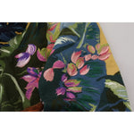 Dolce & Gabbana Jungle Wool Silk Pullover Logo Sweater TSH83580-44
