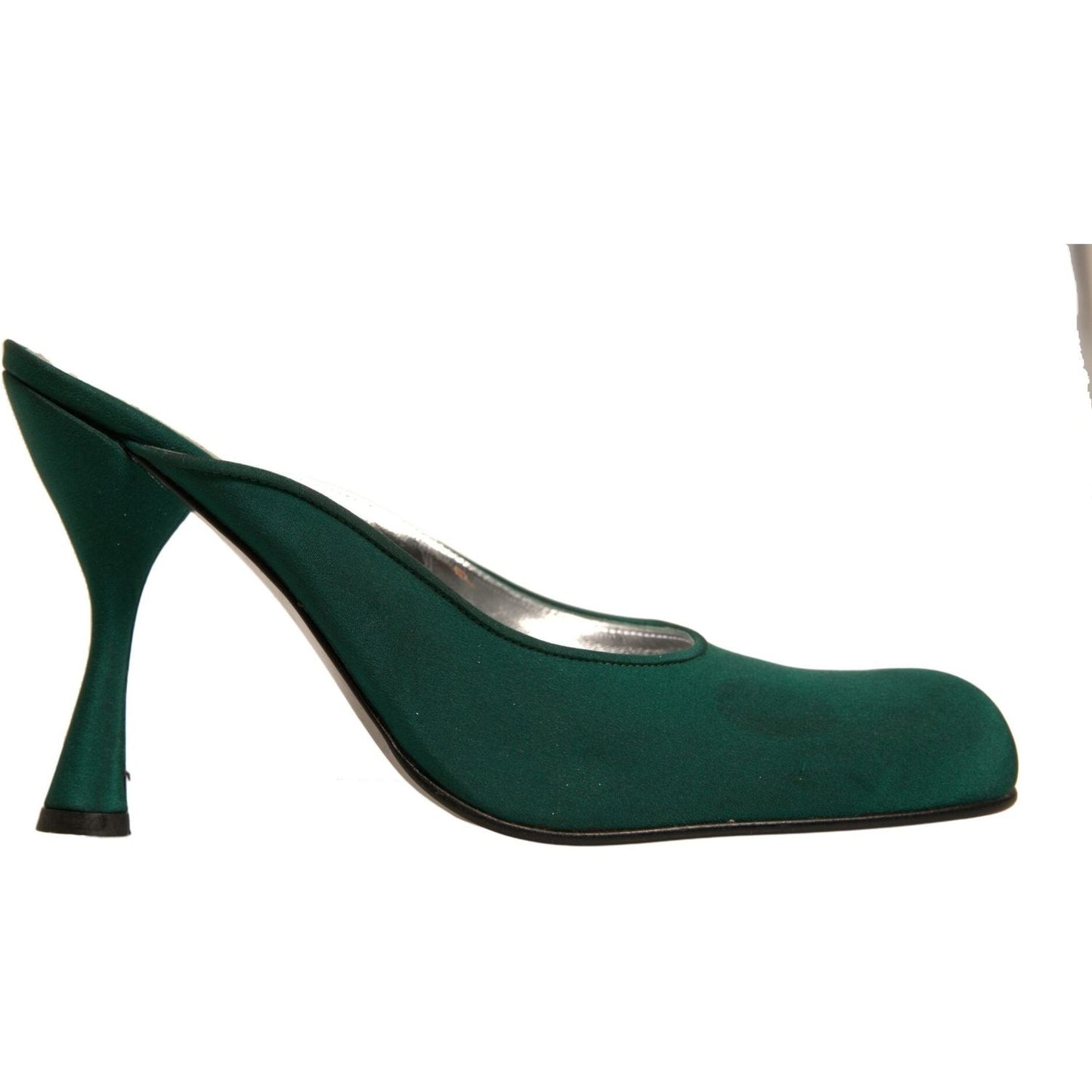 Dolce & Gabbana Green Suede Leather High Heel Pumps Shoes LA12386-39