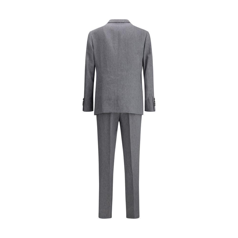 Brunello Cucinelli Linen Suit BR-MR489LDBHKC010-IT46 | S