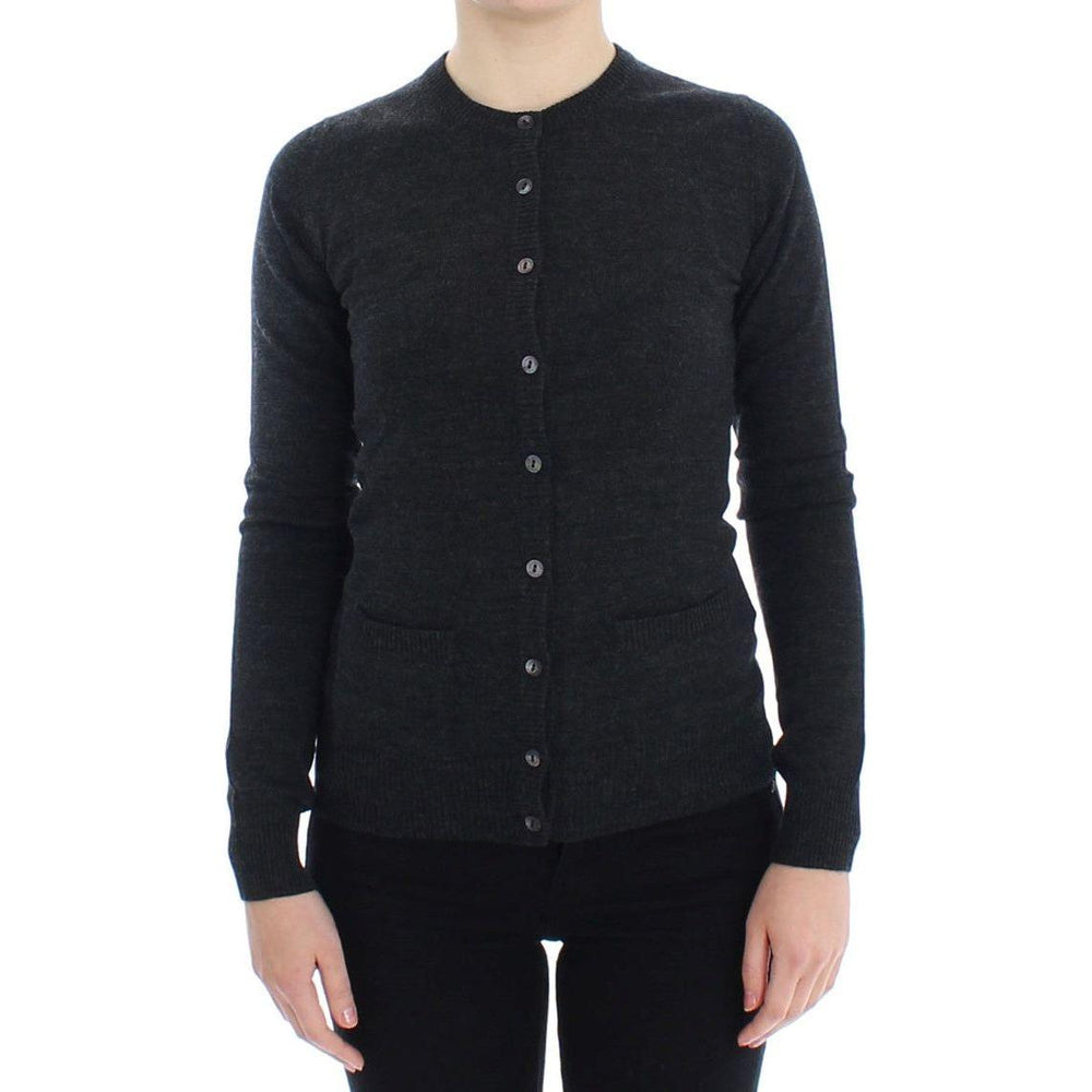 Dolce & Gabbana Gray Wool Button Cardigan Sweater SIG13356-2