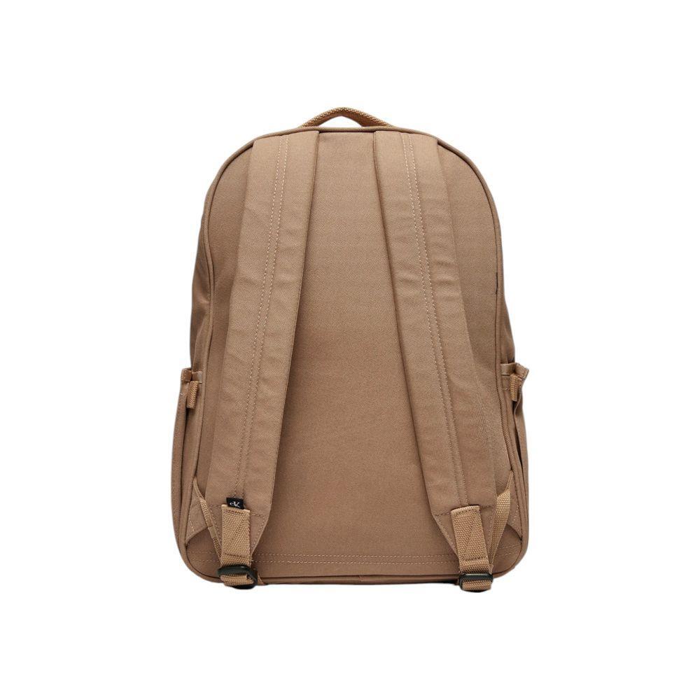 Calvin Klein Jeans Beige Recycled Polyester Backpack CAKLJE-16491702507