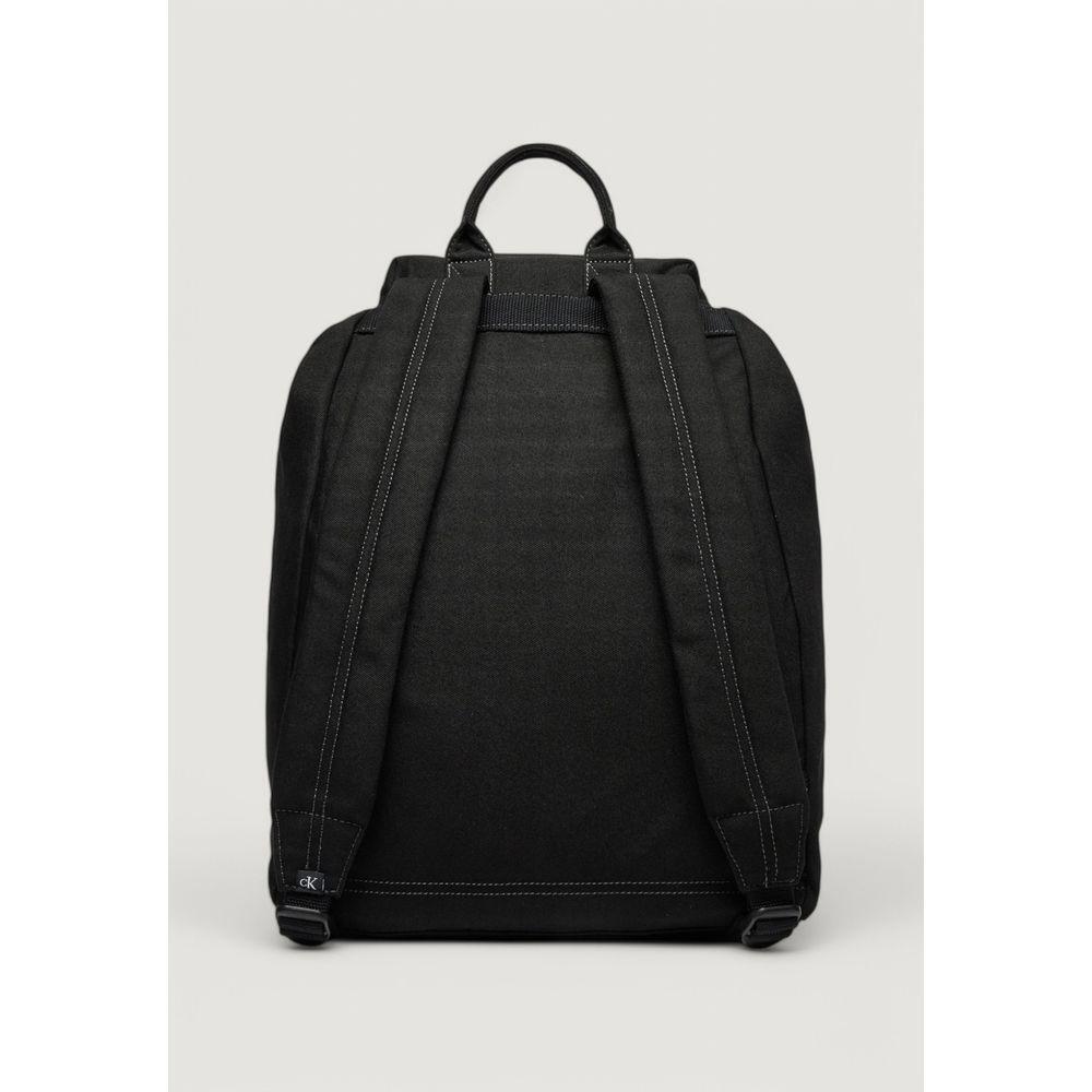 Calvin Klein Jeans Black Recycled Polyester Backpack CAKLJE-16492000009