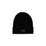 Calvin Klein Black Alpaca Leather Caps Baseball Hat CA-16493800009-ONE SIZE