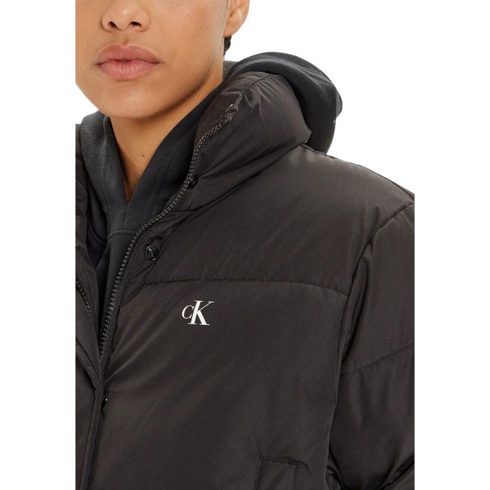 Calvin Klein Jeans Black Polyester Jackets & Coat CA-16503800009-IT40|S