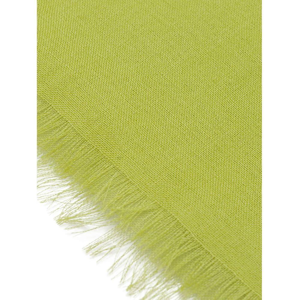 Tessitura di Novara Green Cashmere Scarf TEDI-2184674