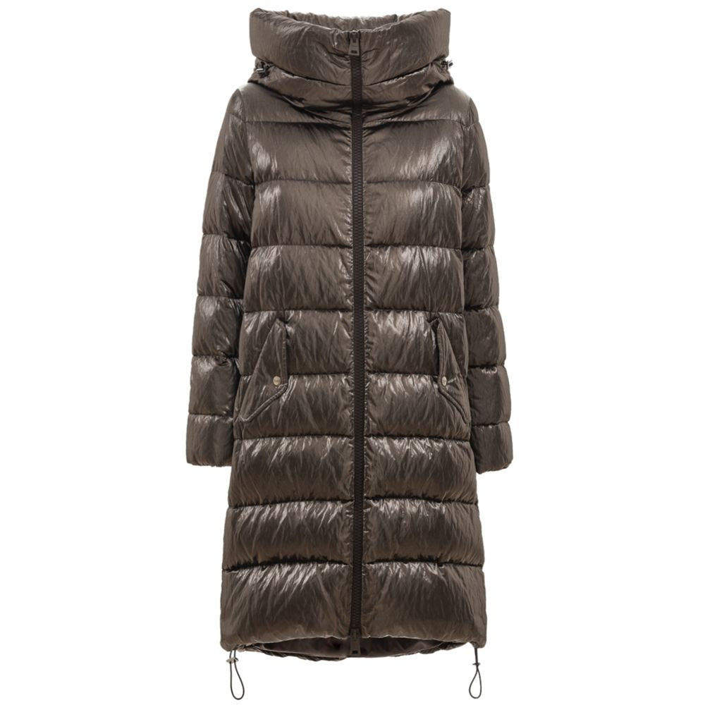 Herno Silver Viscose Jackets & Coat HE-7433668-IT42|M