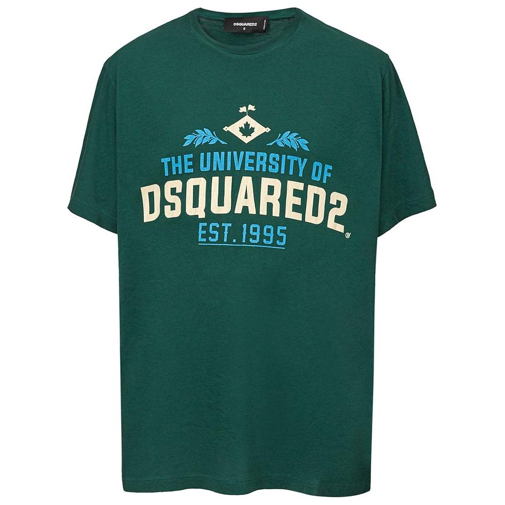 Dsquared² Green Cotton T-Shirt DS-5679674-S