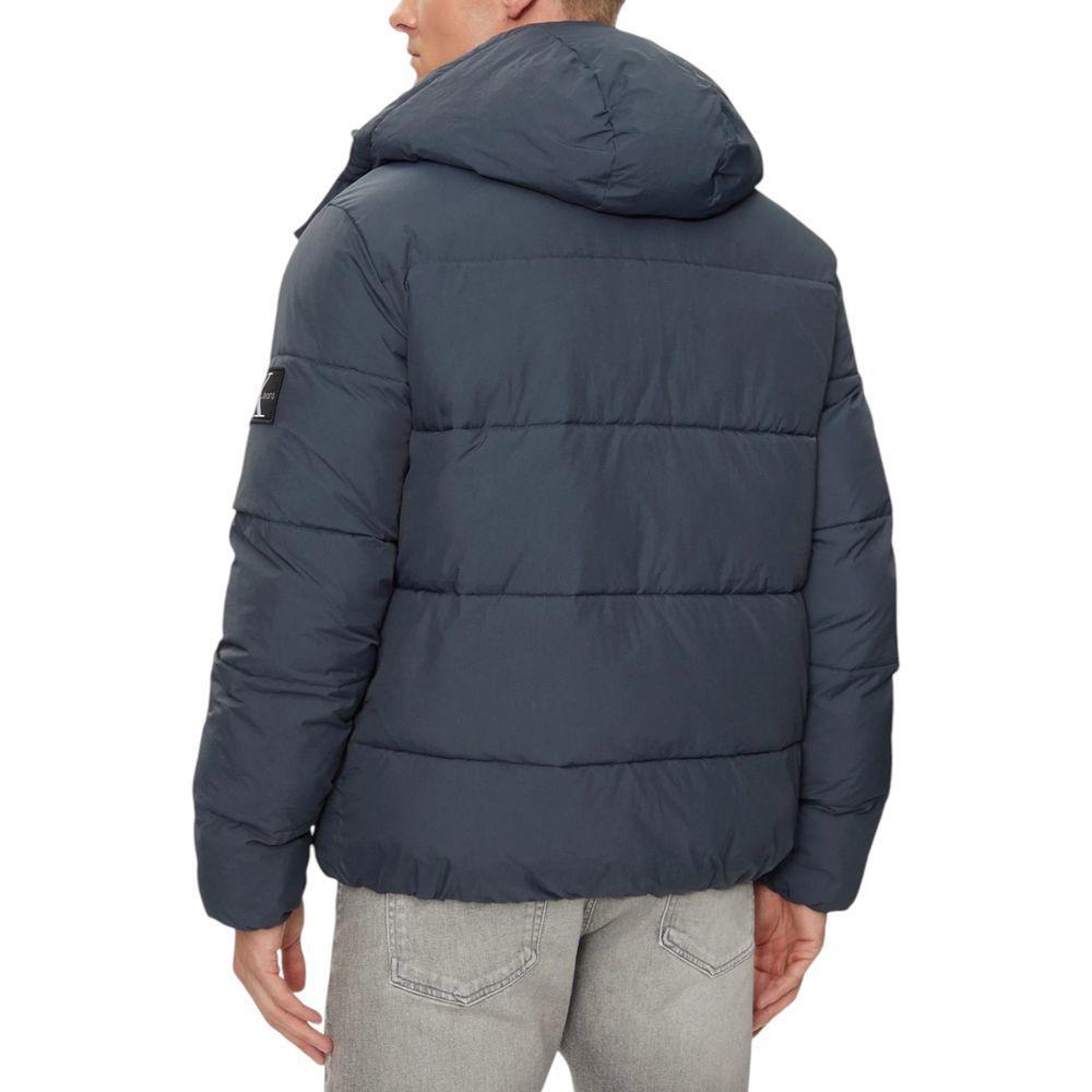 Calvin Klein Jeans Blue Polyamide Jackets & Coat CA-14580600128-IT46 | M