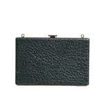 Dolce & Gabbana Black Leather Clutch Evening Crossbody Bag BAG1620